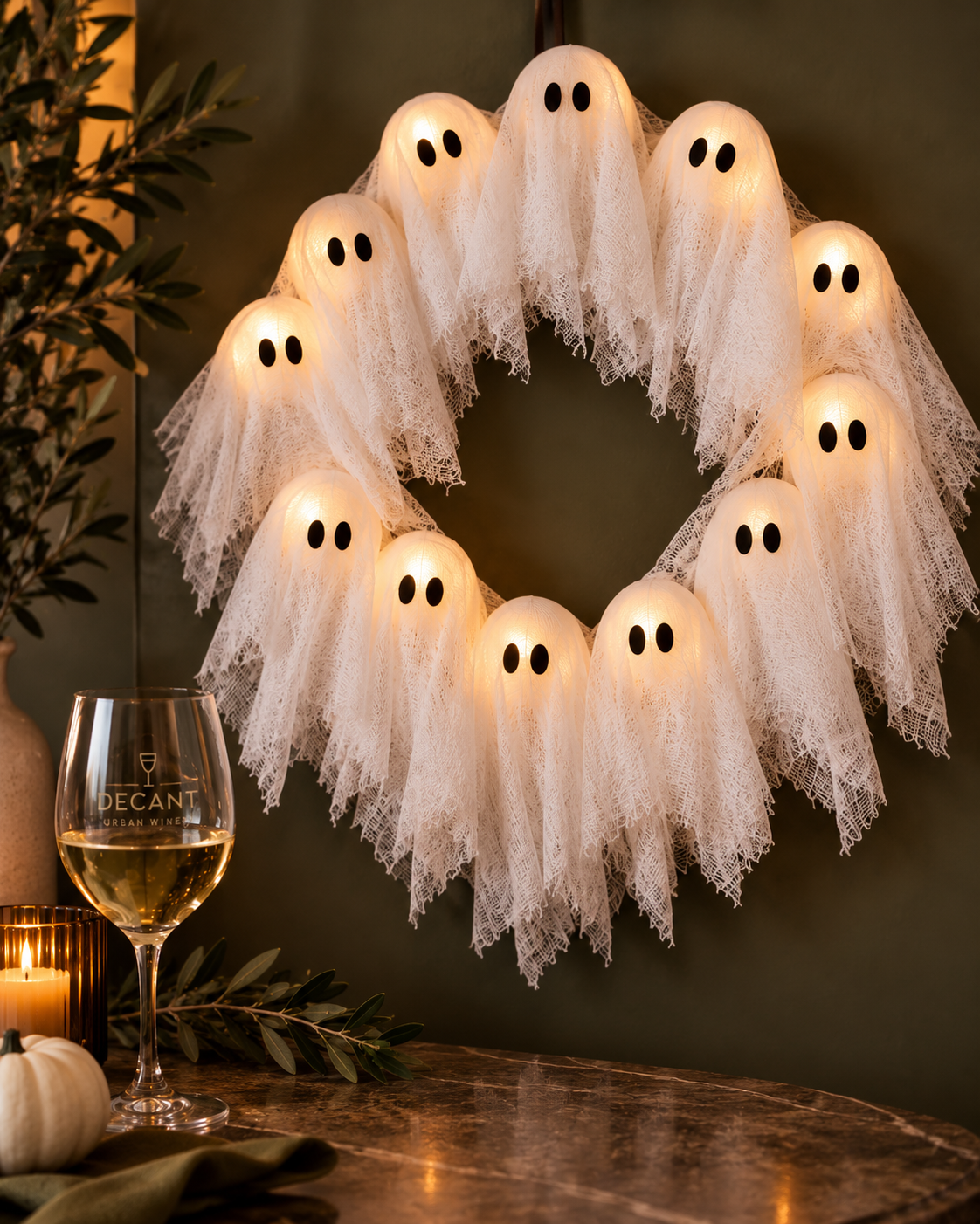 Ghost Wreath Workshop