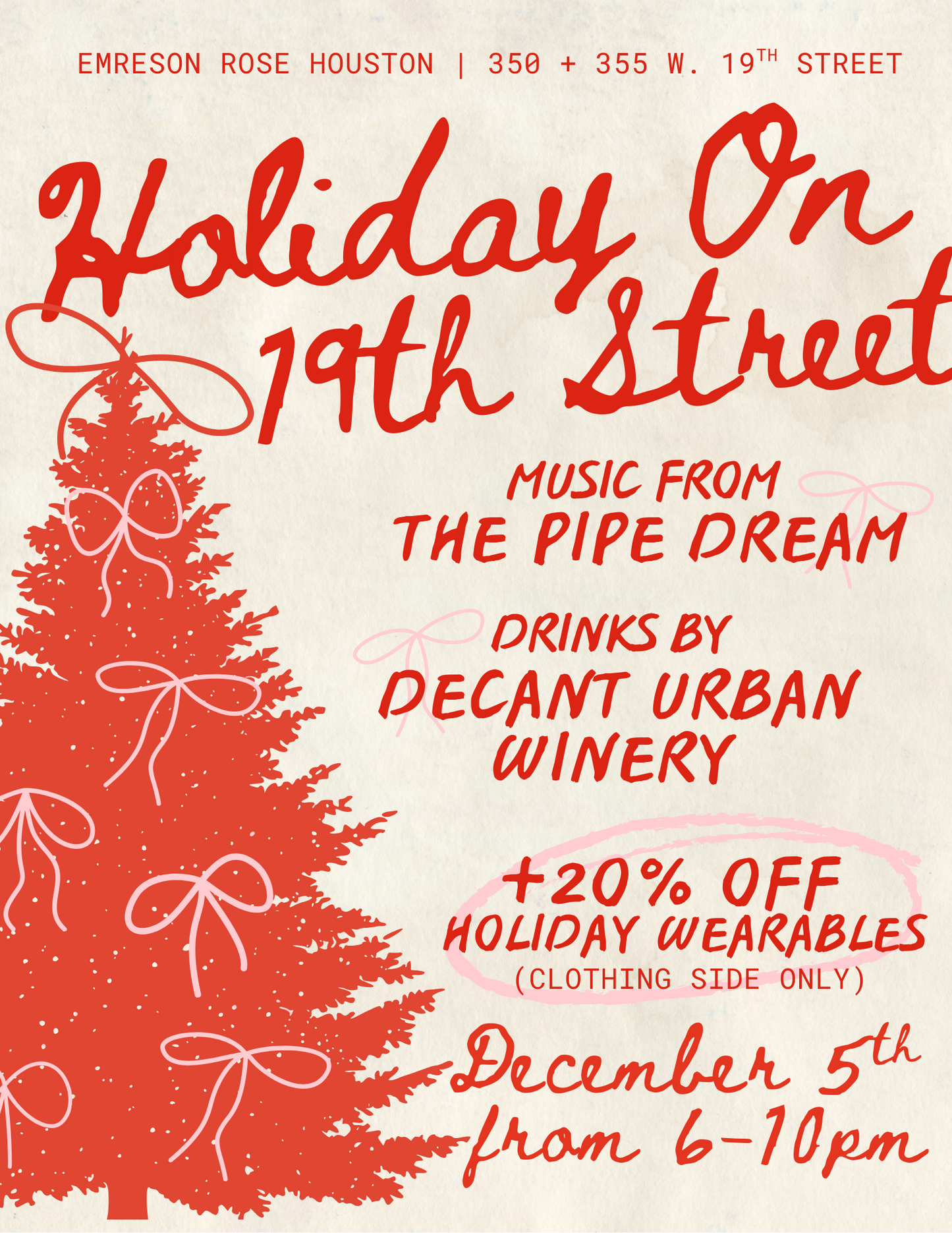 Holiday on 19th Street - sip & shop