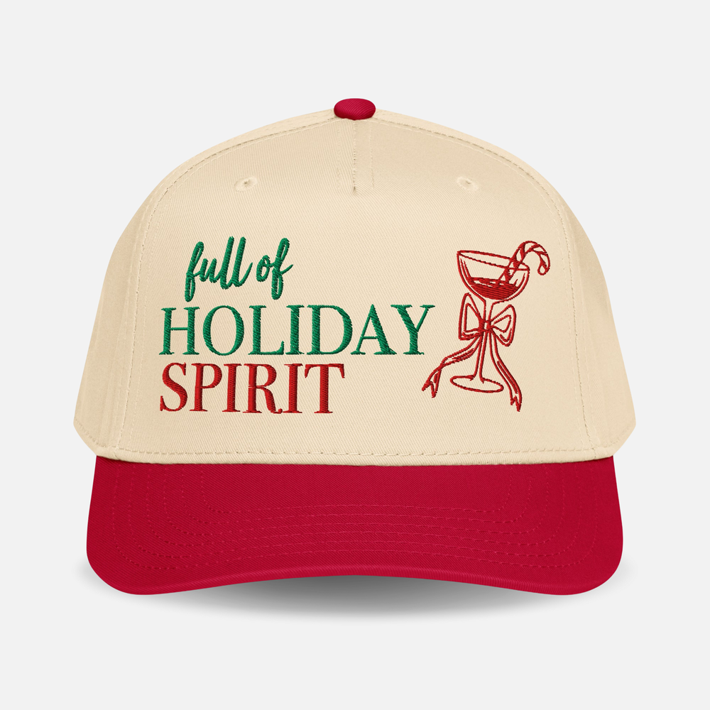 Holiday Spirit Canvas Cap