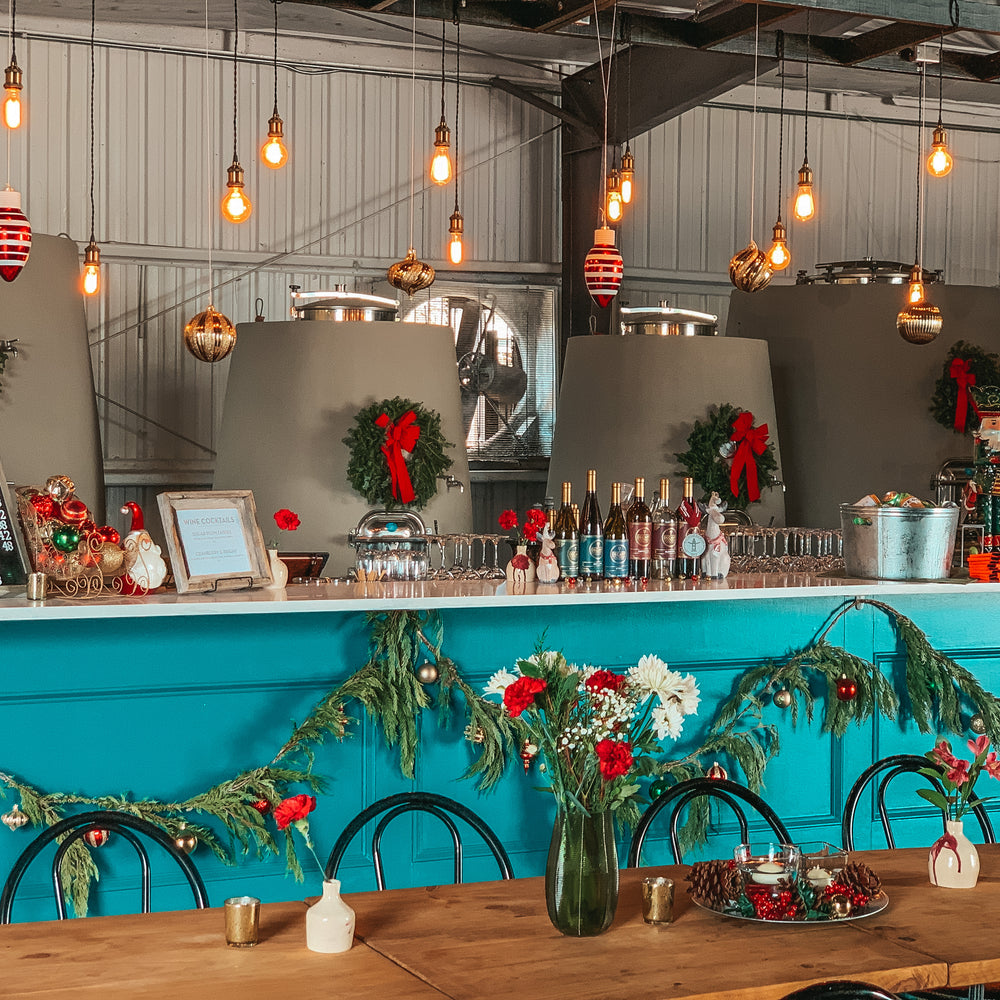 Wine & Winter Wreath Making