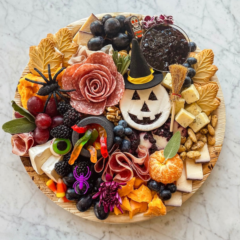 Spooky Charcuterie Board Building