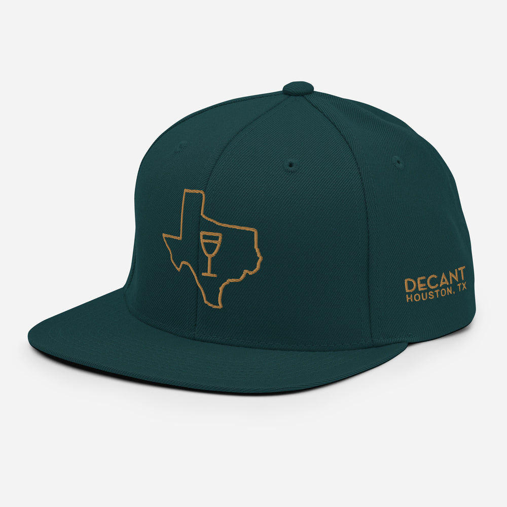 Texas Wine Snapback Hat